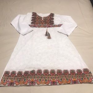 White Indian Dress (Kurti NWOT)
